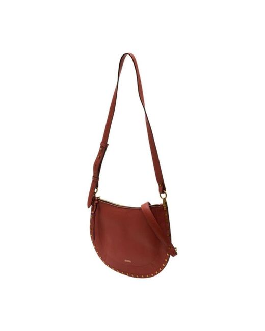 Isabel Marant Red Oskan Shoulder Bag