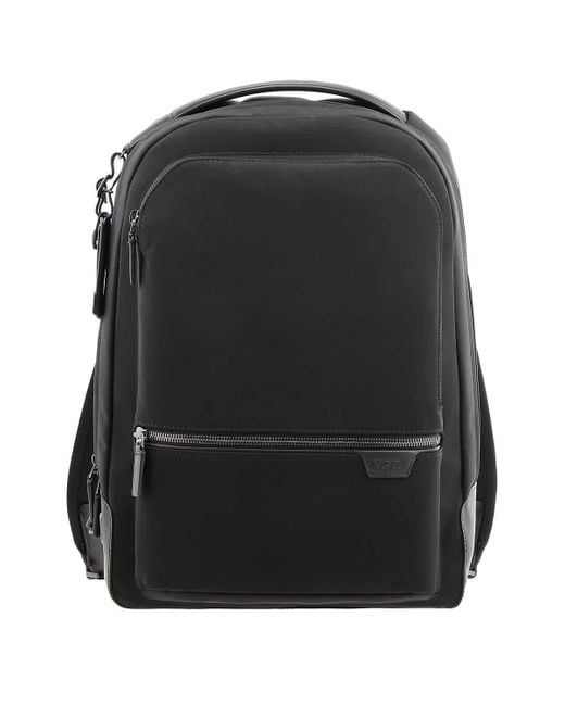 Tumi Black Bradner Nylon Backpack for men