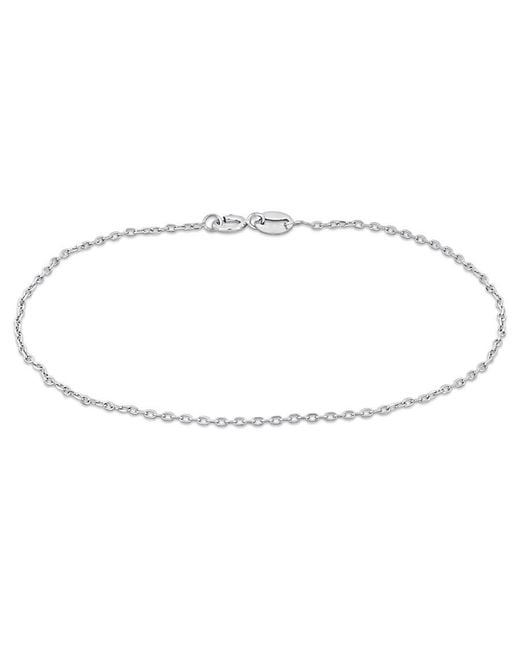 Amour Metallic Diamond Cut Cable Chain Bracelet