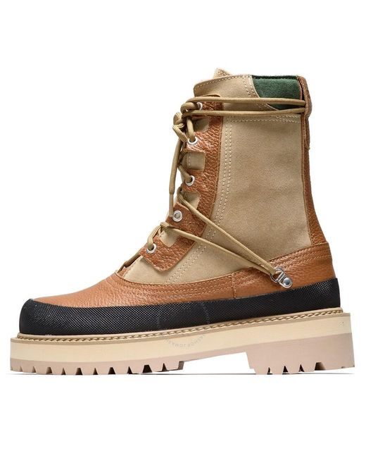 Reese Cooper Brown Khaki Lanier Hightop Boots for men