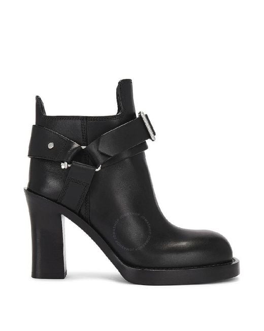 Burberry Black Stirrup Low Ankle Boots, Brand Size 35 Us