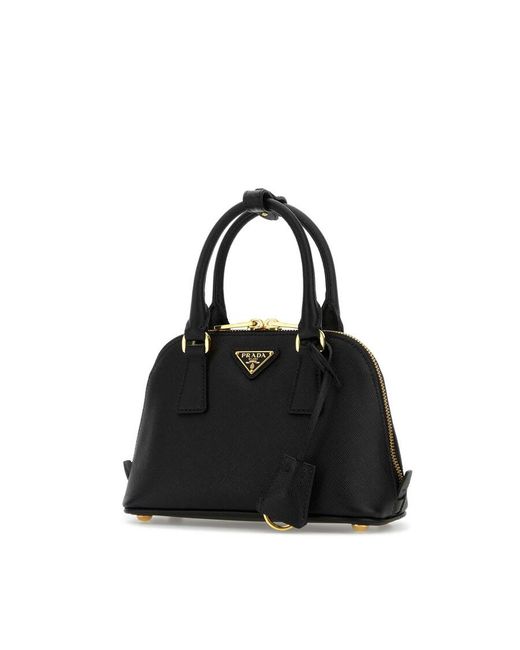 Prada Black Leather Handbag