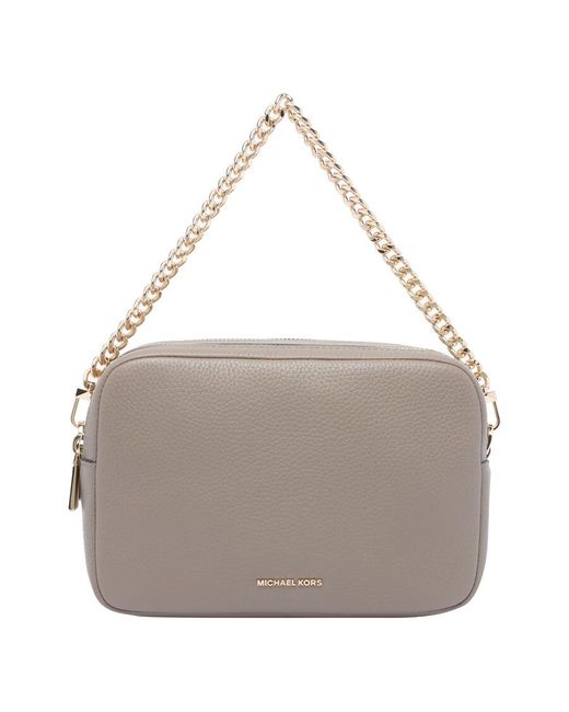 Michael Kors Gray Michael Bryant Convertible Shoulder Bag