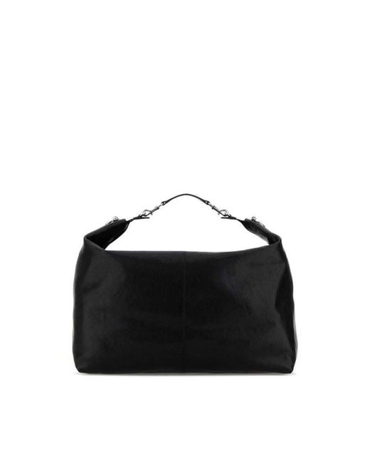 Gucci Leather Shopping Bag Blackvrv Borse A Mano for men