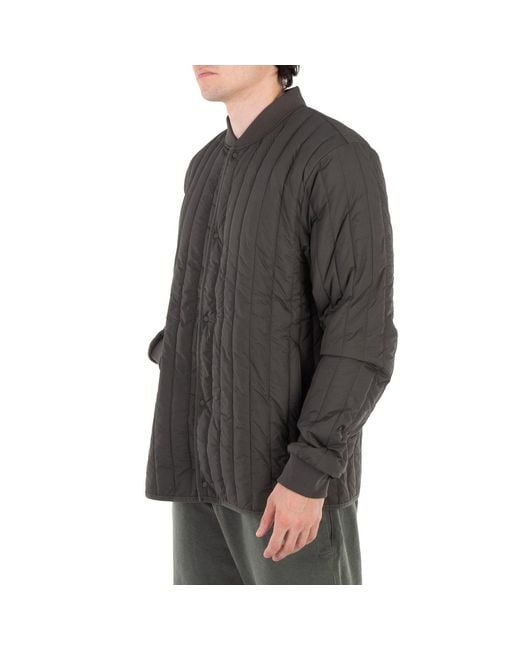 Rains Gray Banja Liner Bomber Jacket for men