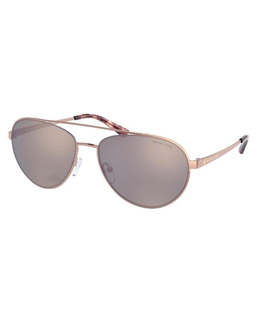 Michael Kors Metallic Mk1071 Aventura 11084z Women's Sunglasses Rose-gold
