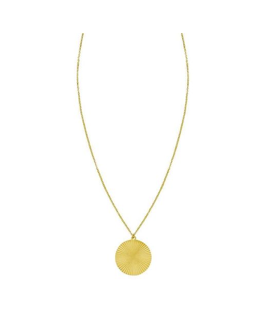 Tresorra Metallic 14K Radiating Circle Necklace