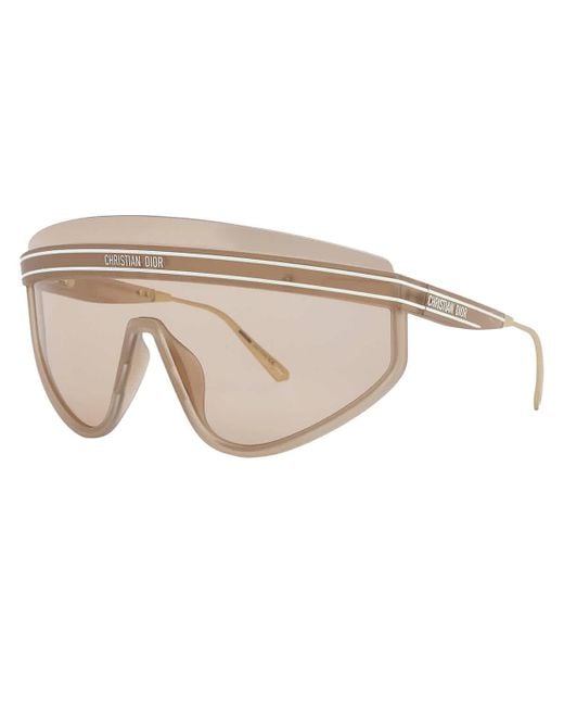 Dior Natural Club Pink Shield Sunglasses Cd40079u 73y 00
