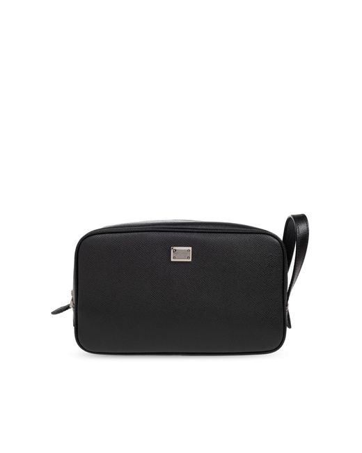 Dolce & Gabbana Black Dolce & Gabbana Leather Handbag for men