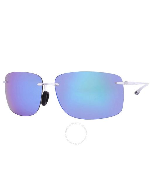 Maui Jim Blue Hema Hawaii Rectangular Sunglasses B443-05cm 62