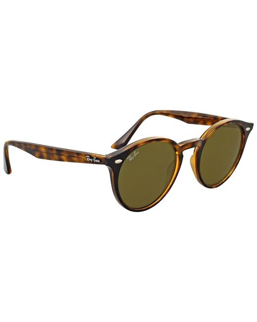 Ray-Ban Brown Classic B-15 Round Sunglasses Rb2180 710/73