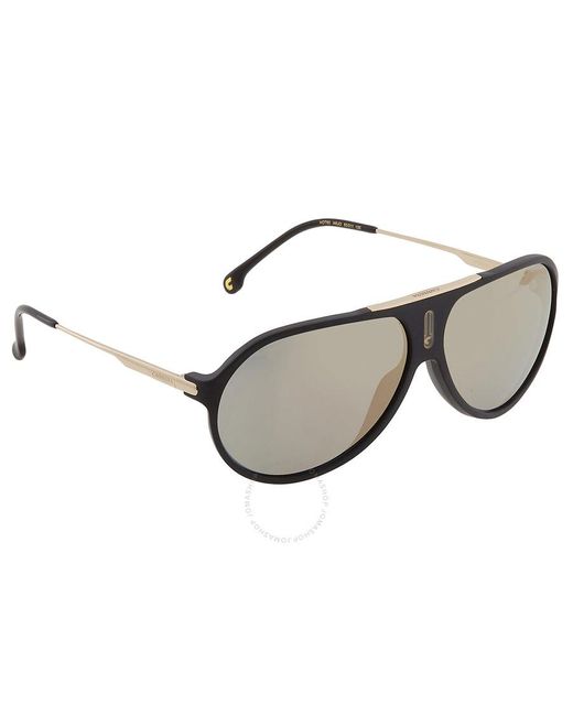 Carrera Gray Grey/gold Mirror Pilot Sunglasses