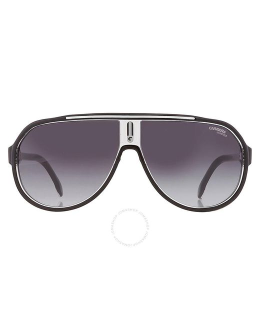 Carrera Gray Grey Shaded Pilot Sunglasses 1057/s 080s/9o 64 for men