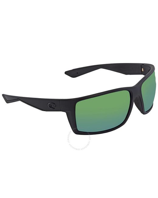 Costa Del Mar Reefton Green Mirror Polarized Polycarbonate Sunglasses Rft 01 Ogmp 64 for men