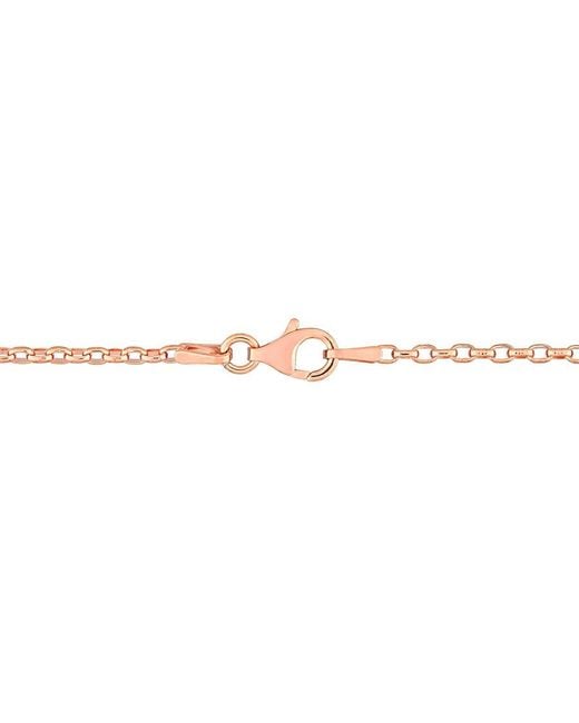 Amour Metallic Rolo Chain Necklace