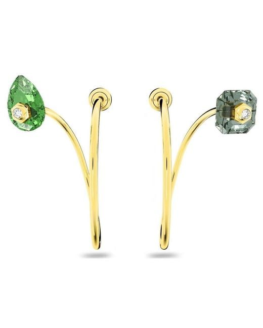 Swarovski Metallic Ladies Numina Drop Earrings Multicolored