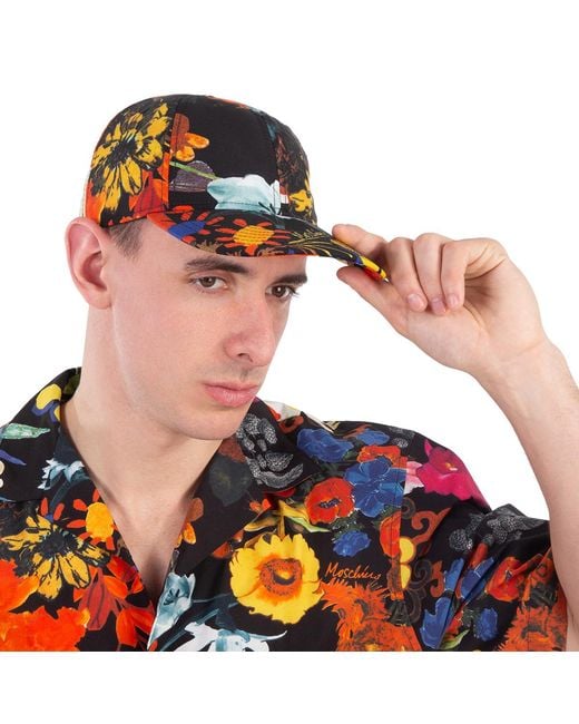 Moschino Multicolor Cotton Baseball for men