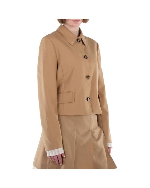 Marni Brown Single-Breasted Wool Blazer Jacket for men