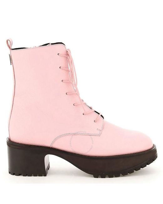 By Far Pink Peony Cobain Ankle Boots