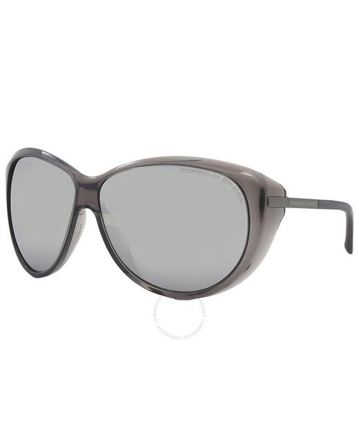 Porsche Design Gray Grey Cat Eye Sunglasses P8602 A 64