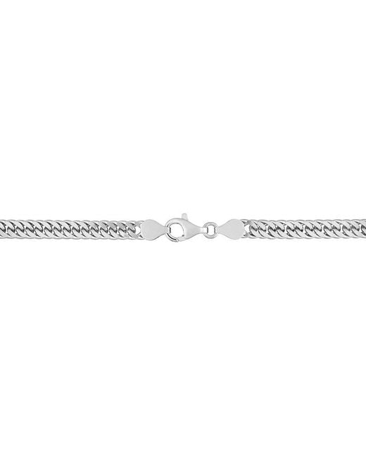 Amour Metallic 5.5Mm Double Curb Link Chain Necklace