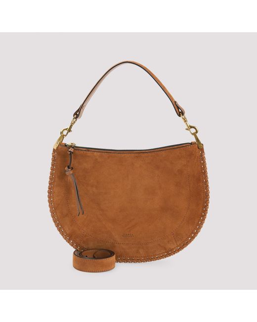 Isabel Marant Brown Oskan Soft Zip Shoulder Bag