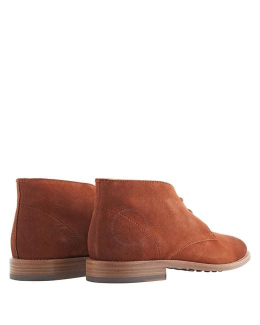 Tod's Brown Oak Velvety Suede Desert Boots for men