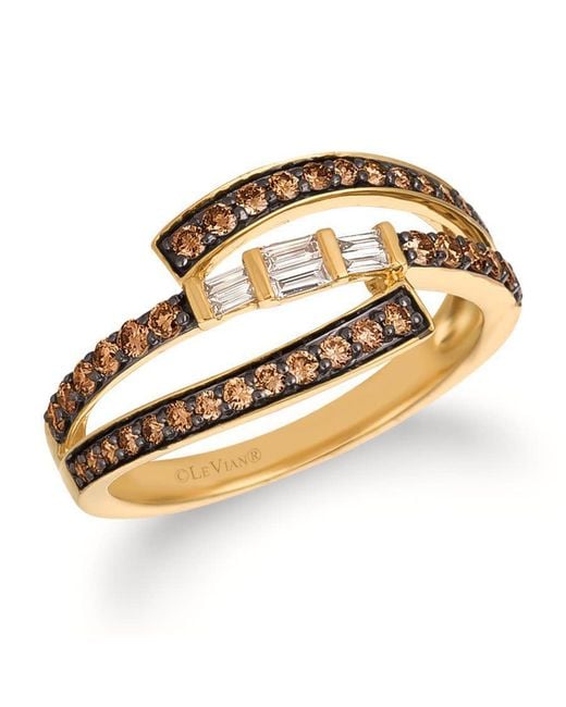 Le Vian Metallic Ladies Chocolate Diamonds Fashion Ring