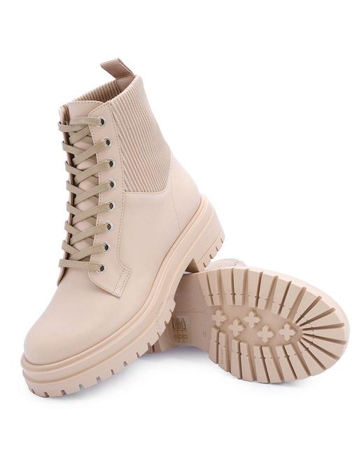 Gianvito Rossi Natural Mousse/mousse Martis 20 Combat Boots