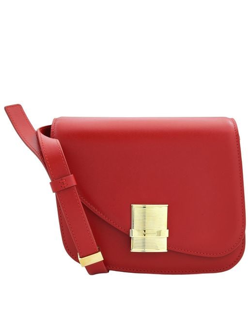 Ferragamo Red Fiamma Crossbody Bag