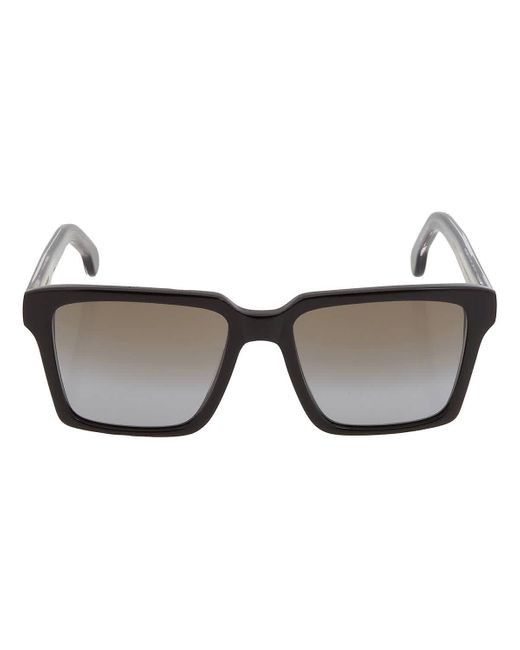 Paul Smith Brown Austin Grey Square Sunglasses