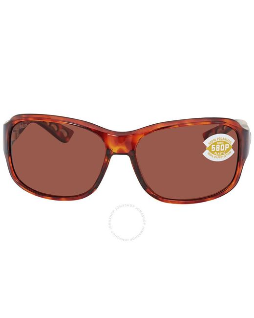 Costa Del Mar Brown Cta Del Mar Inlet Copper Polarized Polycarbonate Sunglasses