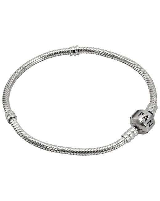 Pandora Metallic Moments Snake Chain Bracelet
