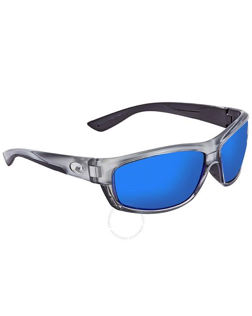 Costa Del Mar Saltbreak Blue Mirror Polarized Glass Sunglasses Bk 18 Obmglp 65 for men