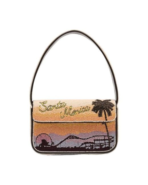 Staud Metallic Tommy Shoulder Bag