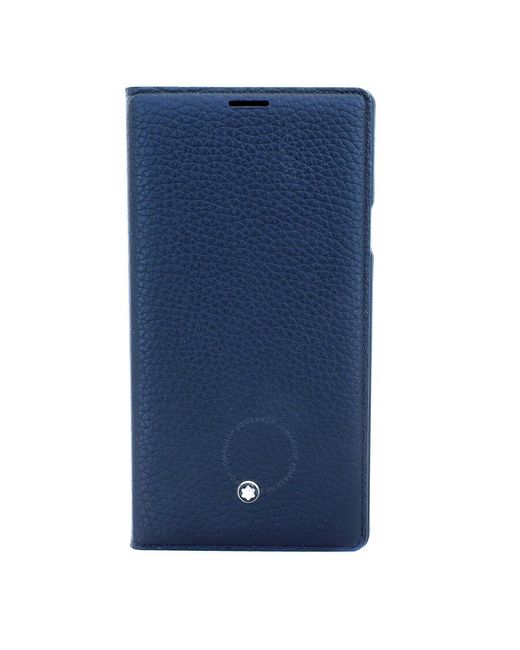Montblanc Blue Soft Grain Samsung Note 4 Case
