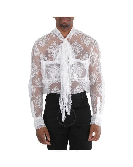 Burberry lace shirt outlet