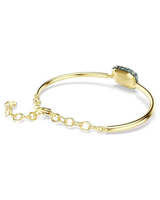 Swarovski Metallic Sublima 18K Plated Octagon Cut Bangle for men