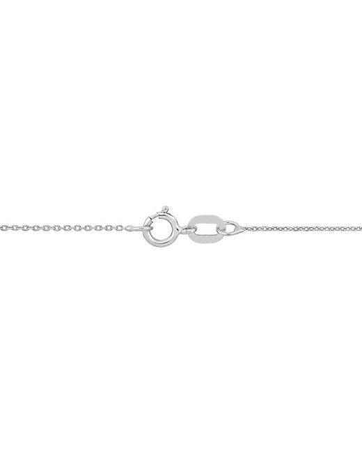 Amour Metallic 0.7Mm Diamond-Cut Cable Chain Necklace