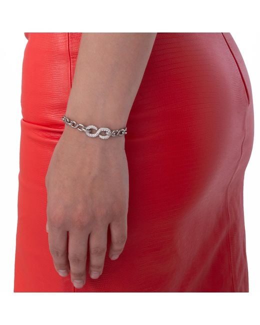 Swarovski Metallic Dextera Chain Bracelet