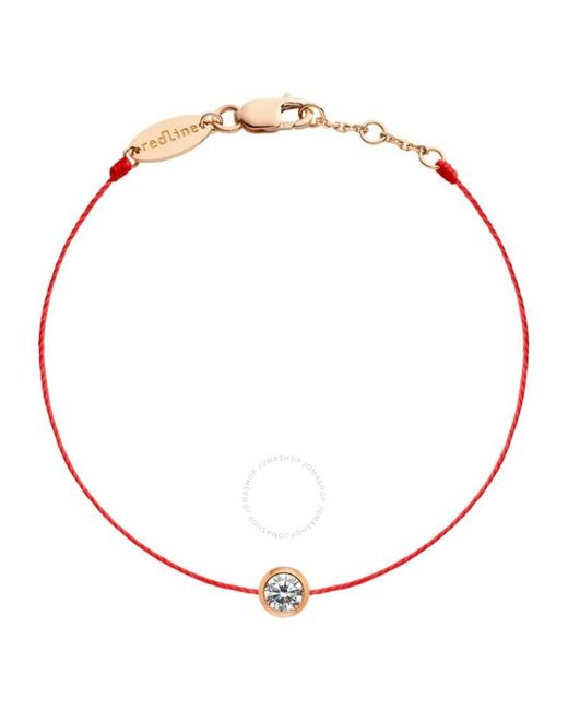 RedLine Metallic Pure 0.10 Ct Diamond String Bracelet