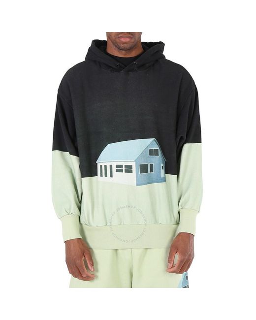 Undercover Black House Graphic-print Hoodie for men