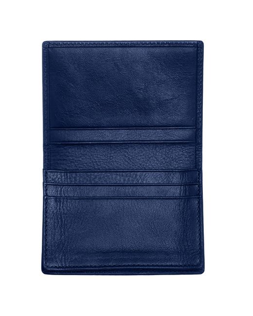 Breed Blue Porter Genuine Leather Bi-Fold Wallet for men
