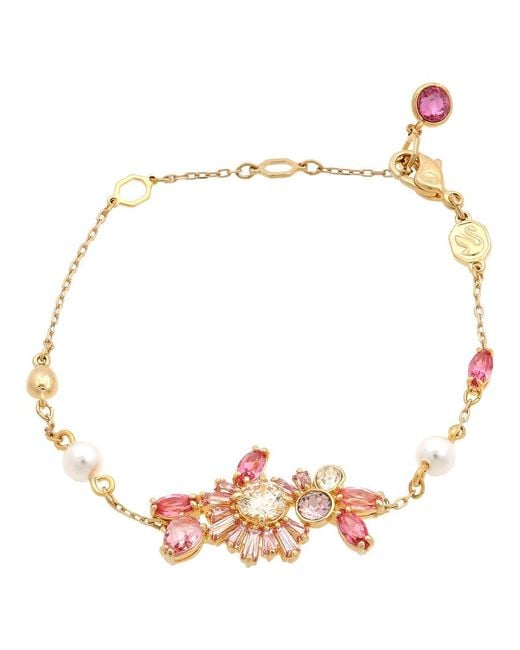 Swarovski Metallic Gema Soft Bracelet Shiny