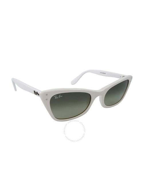 Ray-Ban Green Vintage Cat Eye Sunglasses