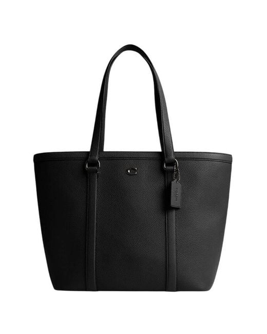 COACH Black Gotham Zip Tote Bag