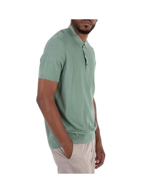 Boss Green Knitted Short Sleeve Polo Shirt for men