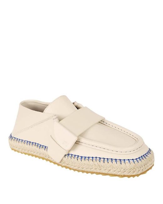 Burberry Natural Leather Deck Espadrilles, Brand Size 36 Us