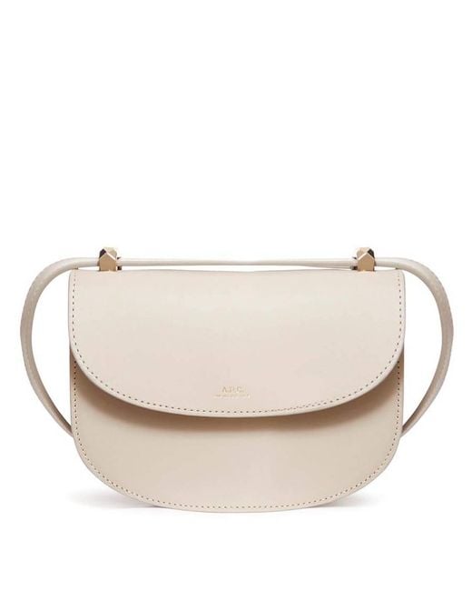A.P.C. White Geneve Mini Bag