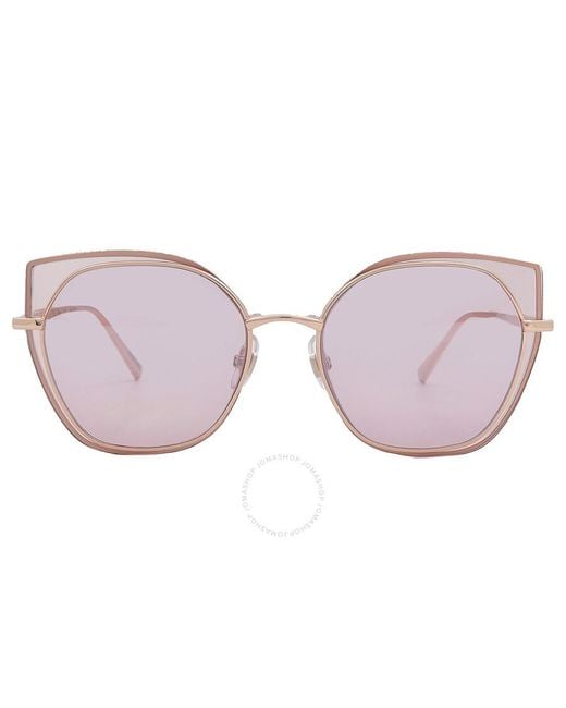 Pink mirrored cat eye sunglasses new arrivals